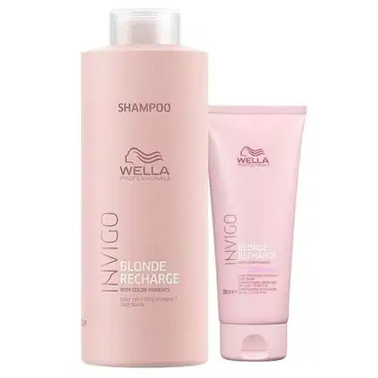 Imagem do produto Kit Wella Professionals Invigo Blonde Recharge Duo Care (2 Produtos)