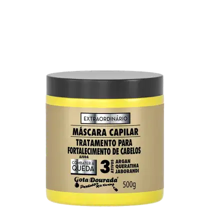 Imagem do produto MASCARA GOTA DOURADA EXTRAORDINARIO 3 ATIVOS 500GR