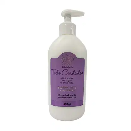 Imagem do produto Abelha Rainha Todo Cuidado Mais Flor de Lótus e Algodão - Creme Hidratante Corporal 400g