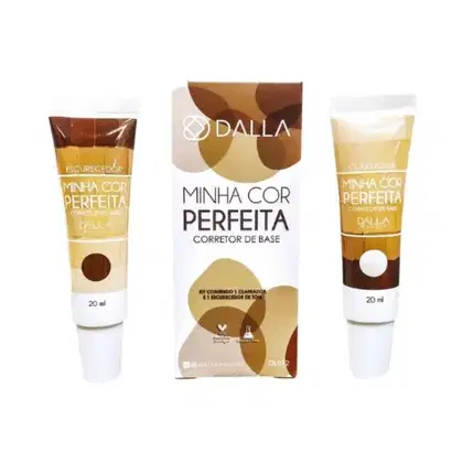 Imagem do produto Kit Dalla Makeup Minha Cor Perfeita Duo Corretor de Base (2 Produtos)