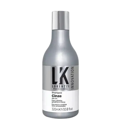 Imagem do produto Shampoo Cinza Lokenzzi Cabelos Grisalhos 320ml