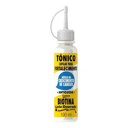 Imagem do produto Tônico de Biotina Gota Dourada Crescimento Capilar Antiqueda 100ml