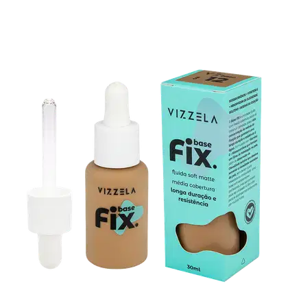 Imagem do produto Vizzela Cosméticos Fix Cor 12 - Base Líquida 30ml