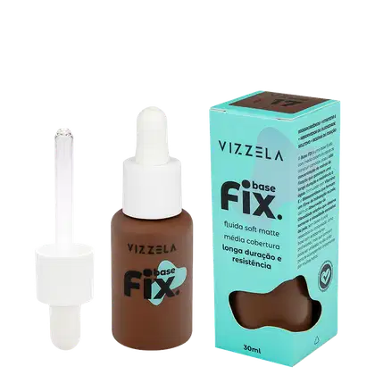 Imagem do produto Vizzela Cosméticos Fix Cor 17 - Base Líquida 30ml