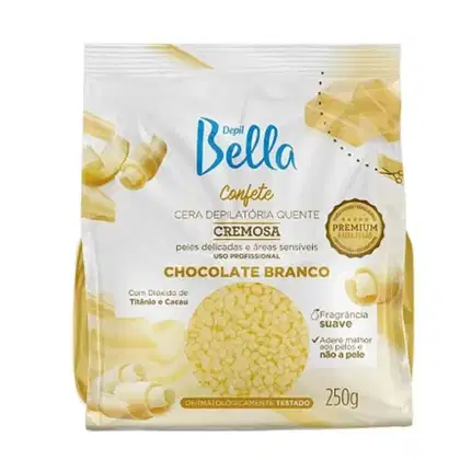 Imagem do produto Cera Confete Chocolate Branco Depil Bella 250gr