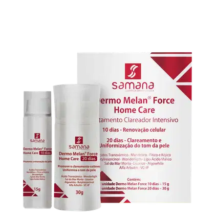 Imagem do produto Kit Clareador Intensivo 30 dias Dermo Melan Force Samana