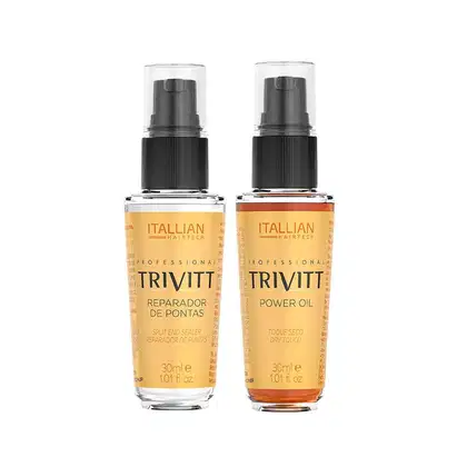 Imagem do produto Kit Finalizador Capilar Trivitt Reparador de Pontas + Power Oil