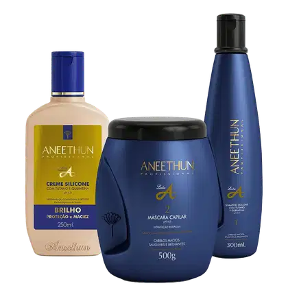 Imagem do produto Kit Aneethun Linha A Trio Brilho Intenso (3 Produtos)