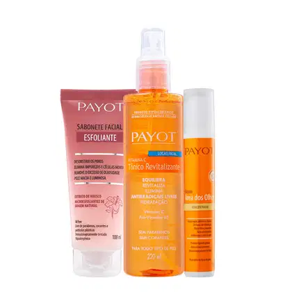 Imagem do produto Kit Payot Vitamina C Tônico Olhos e Esfoliante Facial (3 produtos)