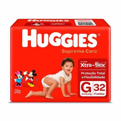 Imagem do produto Huggies Supreme Care Disney Baby G - Fralda (32 Unidades)