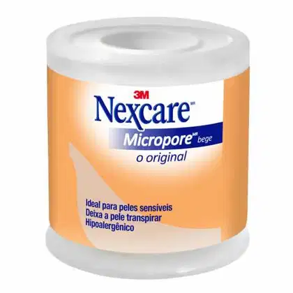 Imagem do produto 3M do Brasil Nexcare Micropore Bege - Fita Microporosa 50mm 4,x5m