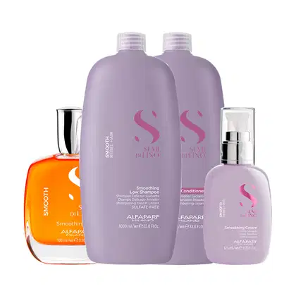 Imagem do produto Kit Alfaparf Semi Di Lino Smooth Lissante Intense Profissional (4 Produtos)