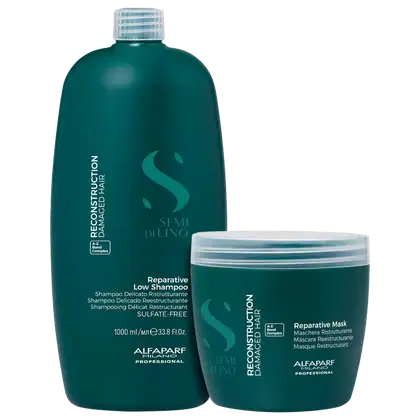 Imagem do produto Kit Alfaparf Semi Di Lino Reconstruction Reparative Salon (2 Produtos)