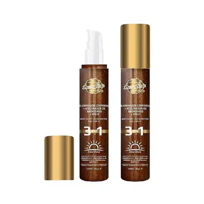 Imagem do produto Parafina Bronze Solar Shine Glow Acelerador de Bronzeador + FPS15 120ml