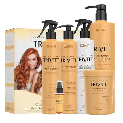 Imagem do produto Kit Trivitt Hidratação Profissional Pós-química (6 Produtos)
