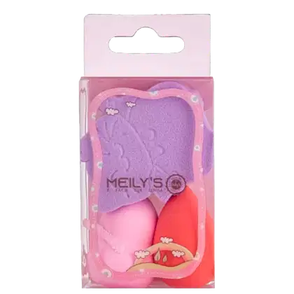 Imagem do produto Kit Meily's Mini Esponjas para Maquiagem (3 Produtos)