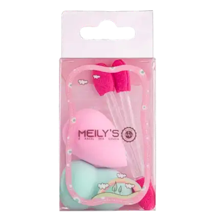Imagem do produto Kit Meily's Mini Esponja Gota + Aplicador De Sombra (4 Produtos)