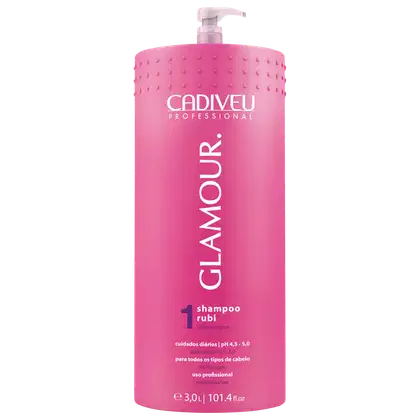 Imagem do produto Cadiveu Professional Glamour Rubi - Shampoo 3L