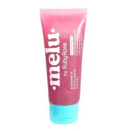 Sabonete Líquido Esfoliante Facial Ruby Rose Melu Tutti Frutti, 75g.