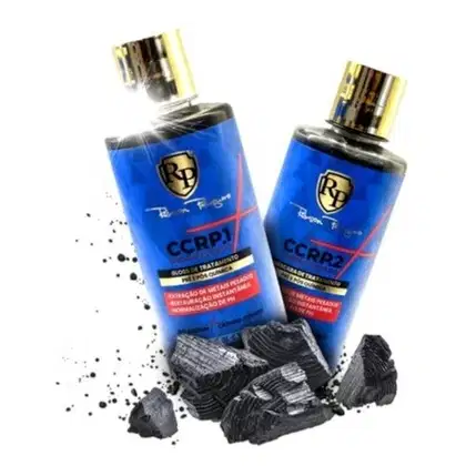Kit Robson Peluquero CCRP .1 e .2 Carvão Ativado, 2 produtos.