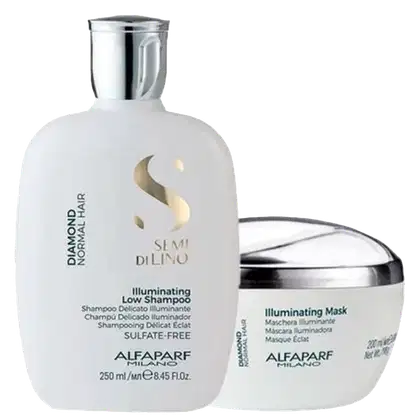 Imagem do produto Kit Alfaparf Semi Di Lino Diamond Double Care (2 Produtos)