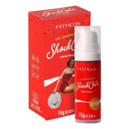 Imagem do produto Gel Aromático Efeito Choque ShockCola Com Cafeína de 15g Feitiços
