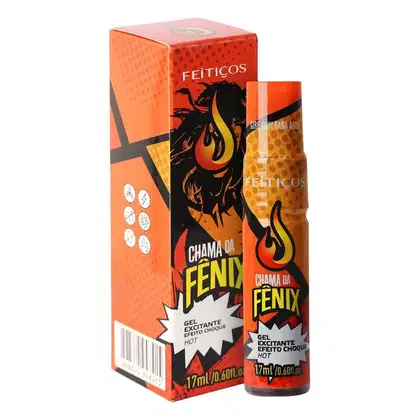 Imagem do produto Gel Excitante Chama da Fênix Hot Efeito de Choque e Caloroso 17ml Feitiços