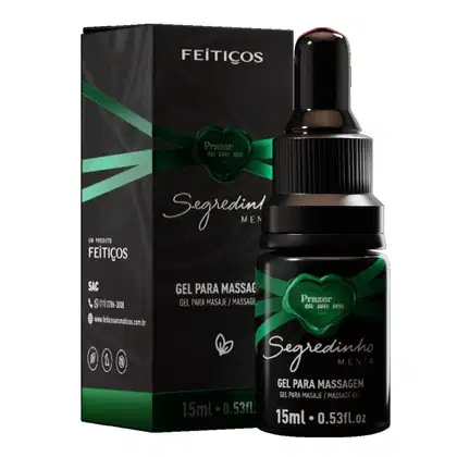 Gel Massagens Intima Segredinho Natural de 15ml Feitiços