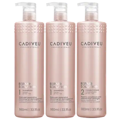 Imagem do produto Kit Cadiveu Professional Repair Solution (3 Produtos)