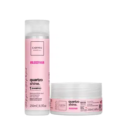 Imagem do produto Kit Cadiveu Essentials Quartzo Shine Shampoo e Máscara (2 produtos)