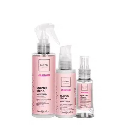 Imagem do produto Kit Cadiveu Professional Quartzo Shine Fluído Balm e Óleo (3 produtos)