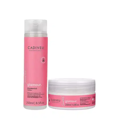 Imagem do produto Kit Cadiveu Profissional Essentials Glamour Shampoo e Máscara (2 produtos)