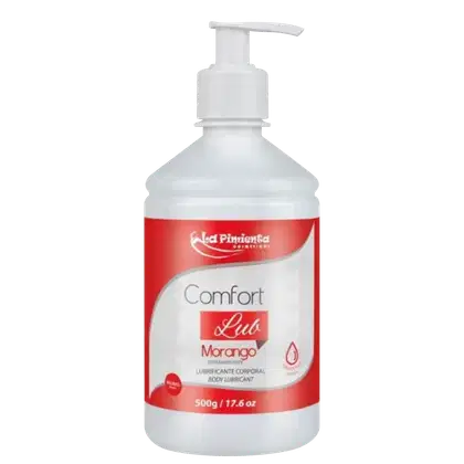 Imagem do produto Gel Lubrificante Íntimo Comfort Lub Morango La Pimienta - 500g