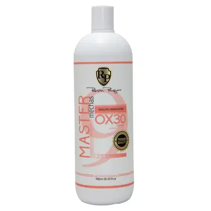 Emulsão Reveladora 30 Volumes Robson Peluquero Master Mechas, 900ml.