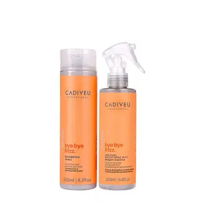 Imagem do produto Kit Cadiveu Professional Bye Bye Frizz Shampoo e Selagem Gradativa (2 produtos)