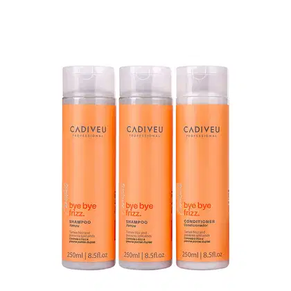 Imagem do produto Kit Cadiveu Professional Bye Bye Frizz Shampoo Extra e Condicionador (3 produtos)