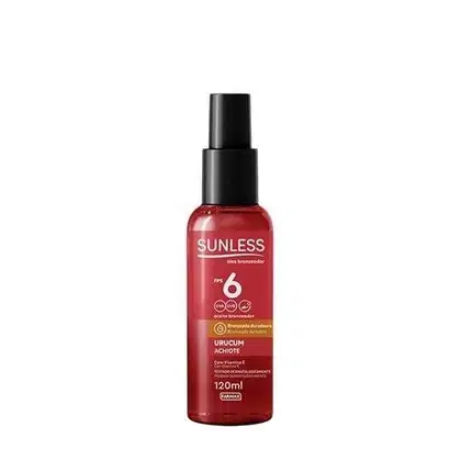 Imagem do produto OLEO BRONZEADOR SUNLESS URUCUM FPS06 120ML