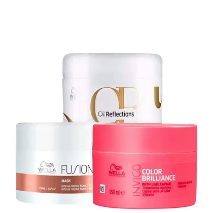 Imagem do produto Kit Wella Professionals Cronograma Capilar Color Perfect (3 Produtos)