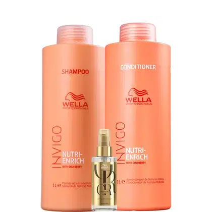 Imagem do produto Kit Wella Professionals Invigo Nutri-Enrich Shine Essential (3 Produtos)