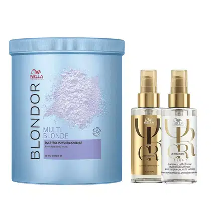 Imagem do produto Kit Wella Professionals Blondor Oil Reflections Luminous (3 Produtos)