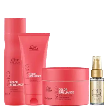 Imagem do produto Kit Wella Professionals Invigo Color Brilliance + Oil Reflections Combo (4 Produtos)