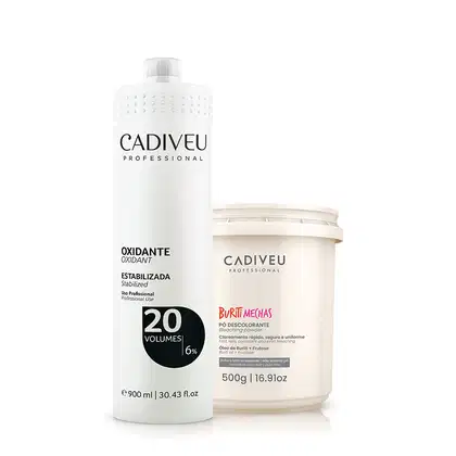 Imagem do produto Kit Cadiveu Oxidante 20 Volumes e Pó Descolorante  (2 produtos)