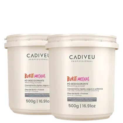 Imagem do produto Kit Cadiveu Buriti Mechas - Pó Descolorante 500g (2 unidades)