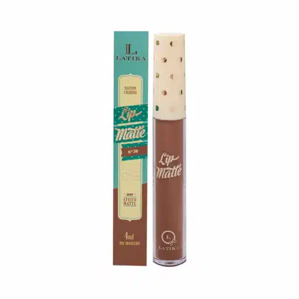 Imagem do produto Latika Lip Matte Nude Nº 38 - Batom Líquido 4ml