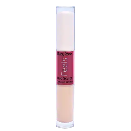Imagem do produto Ruby Rose Feels Duo Sculpt Chantilly 10 e Avelã 70 - Contorno e Corretivo Líquido 10ml