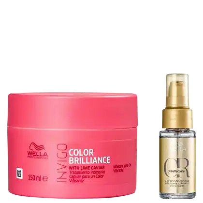 Imagem do produto Kit Wella Professionals Invigo Color Brilliance Oil Reflections Shine Care (2 Produtos)