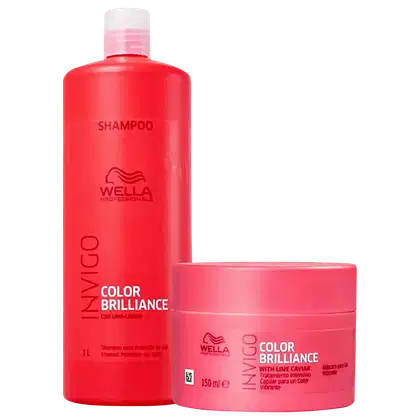Imagem do produto Kit Wella Professionals Invigo Color Brilliance Duo Salon Essential (2 Produtos)