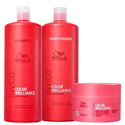 Imagem do produto Kit Wella Professionals Invigo Color Brilliance Salon Combo (3 Produtos)
