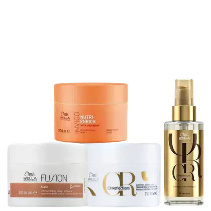 Imagem do produto Kit Wella Professionals Cronograma Capilar Shine (4 Produtos)
