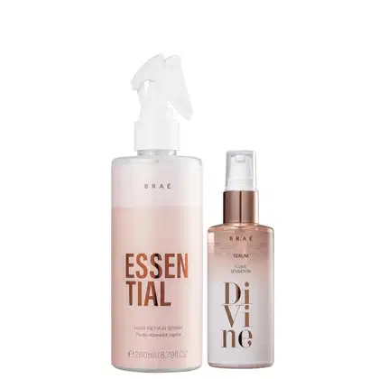 Imagem do produto Kit Leave Essential 260ml e Sérum Divine 60ml - Braé